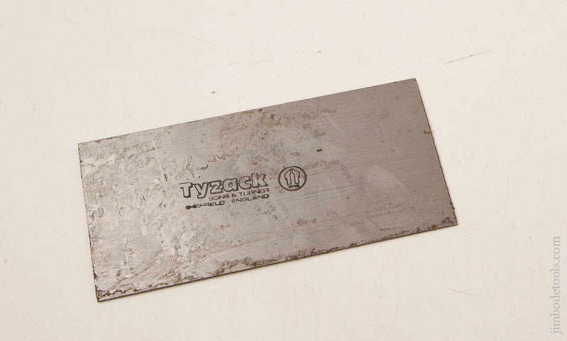 MINT 2 1/2 x 5 inch TYZACK Card Scraper