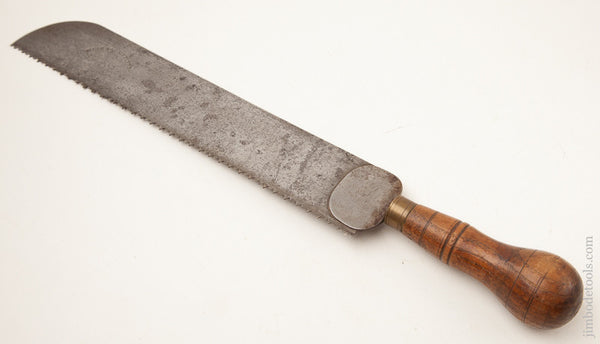 Unusual 7 point 12 inch Crosscut Saw by WELCH & GRIFFITHS