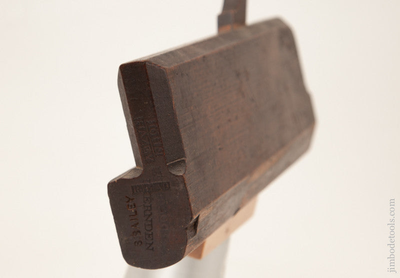 1 1/8 x 9 1/2 inch Round Moulding Plane IOHN HAZEY London circa 1765-1785