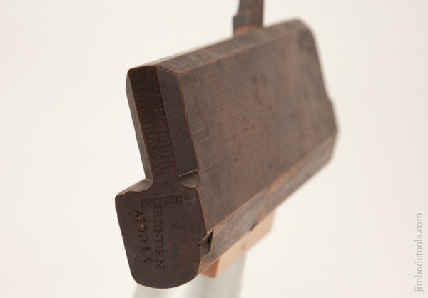 1 1/8 x 9 1/2 inch Round Moulding Plane IOHN HAZEY London circa 1765-1785