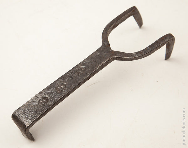 18th Century 2 1/2 x 8 3/4 inch Iron Trivet