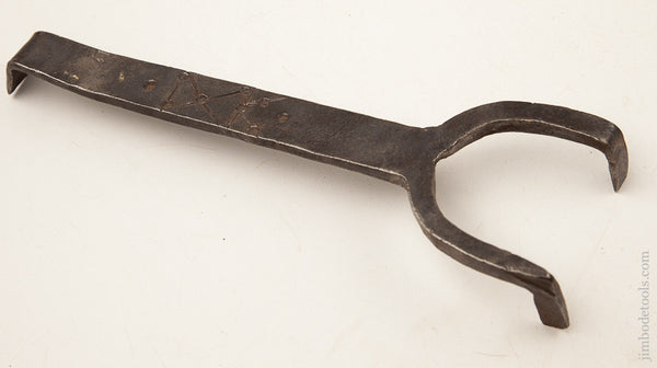 18th Century 3 x 9 7/8 inch Iron Trivet