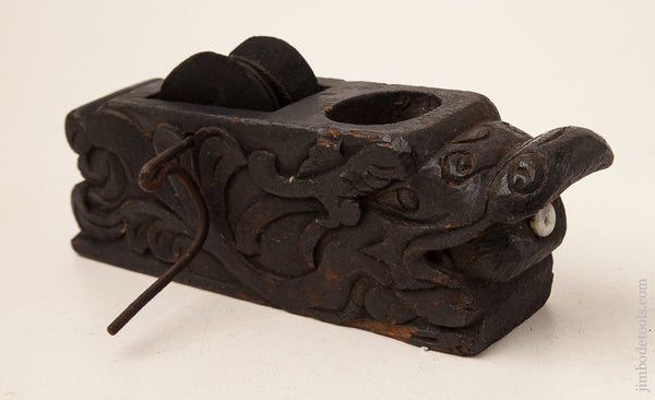 Vintage Carved Figural Inkline