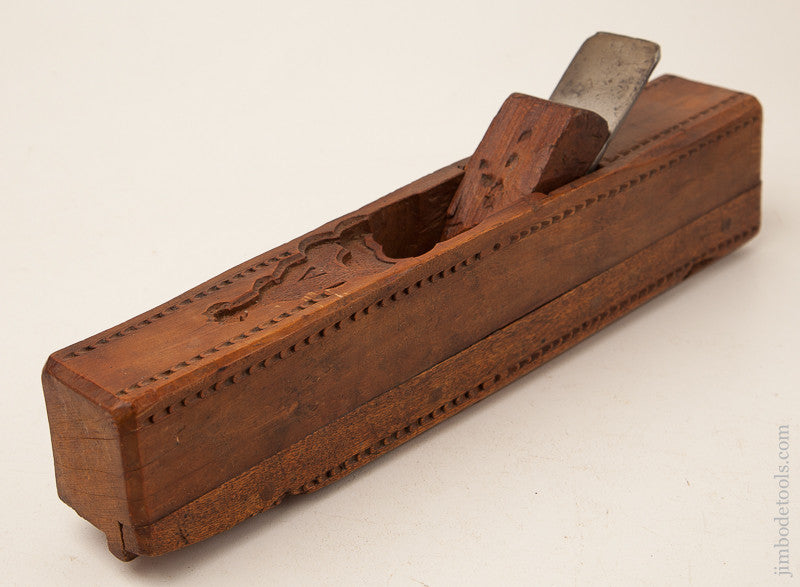 Extensively Carved Austrian Tongue Plane 