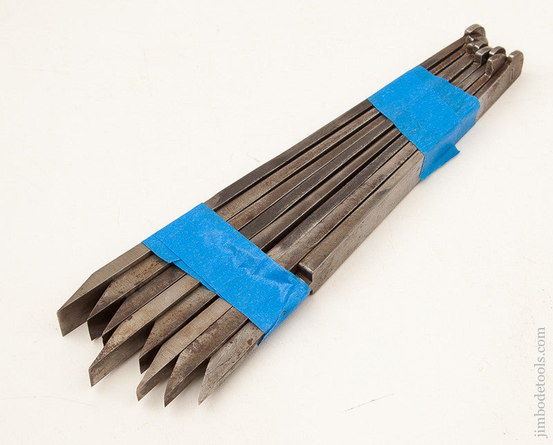 User Set of 8 Graduated Matched Plow Plane Irons
