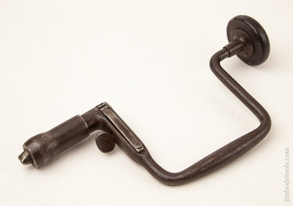 Rare! W.R. CLARKSON October 9, 1883 Patent 10 inch Ratchet Bit Brace