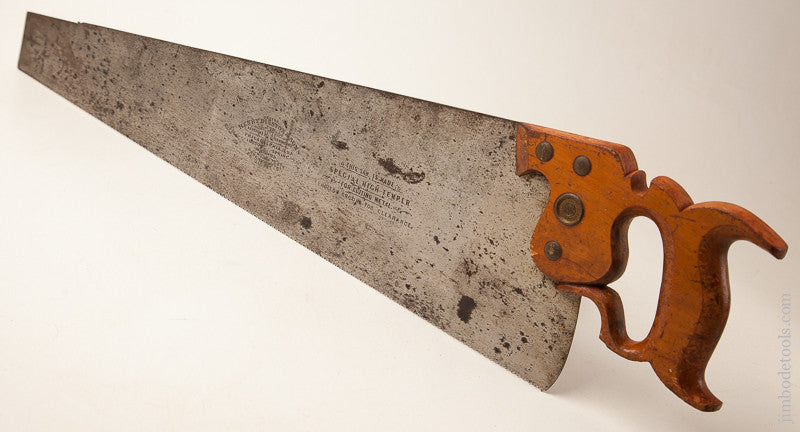 12 Point 24 inch HENRY DISSTON & SONS Metal Cutting Saw 