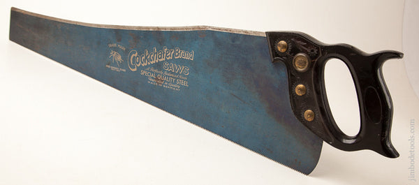 11 point 26 inch Crosscut CHOCKCHAFER Hand Saw Made in Germany Bakelite Handle 