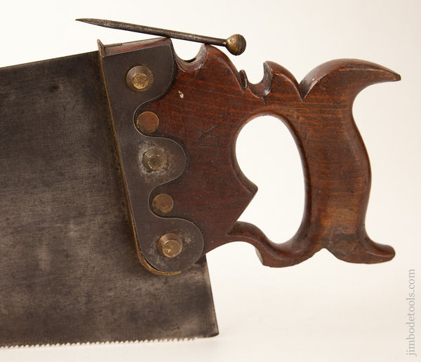 11 point 26 inch TRUITT BROS. CO PHILAD. NO. 621 JACKSON GORHAM May 12, 1856 Patent Combination Saw 