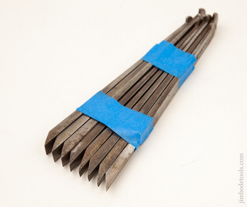 User Set of 8 Graduated WARD Plow Plane Irons