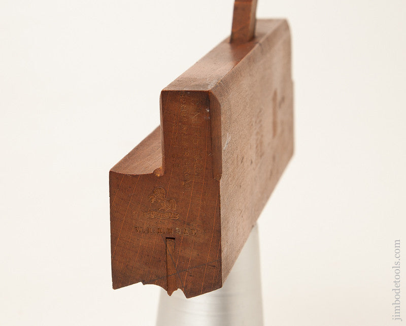 Extra Fine! 1 3/4 inch Wide Crispy Complex Moulding Plane by NURSE LONDON circa 1895-1905 NEAR MINT