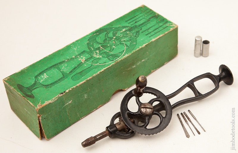 MILLERS FALLS No. 4 Hand Drill MINT in Original Box 