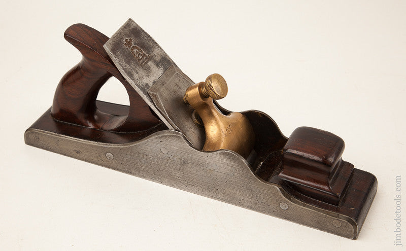 Fantastic! 13 1/2 inch SPIERS Rosewood and Dovetailed Steel Panel Plane EXTRA FINE!