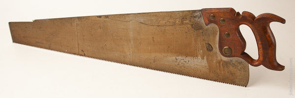 6 1/2 point 26 inch Rip LEON C. CARTER Hand Saw 