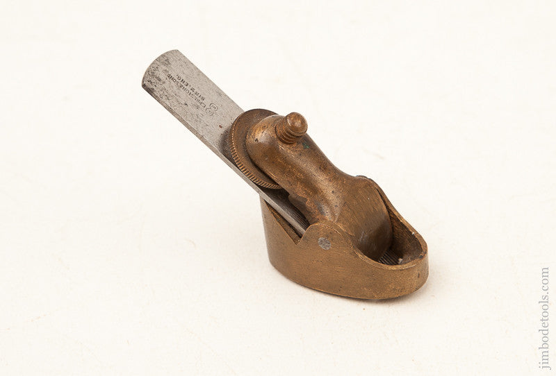 PRESTON Gunmetal Violinmaker's Plane with Toothing Iron