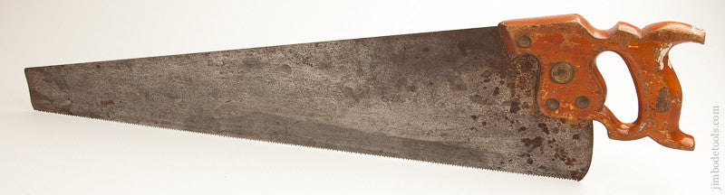 JUST SHARPENED! 11 point 24 inch Crosscut DISSTON D7 Hand Saw