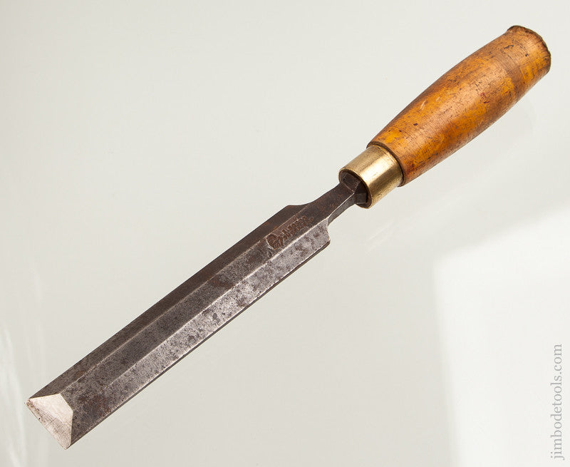 1 1/4 x 13 1/2 inch I. SORBY Boxwood Handled Paring Chisel