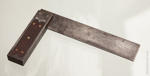 RARE Marked ST. JOHNSBURY Six inch Rosewood Try Square 