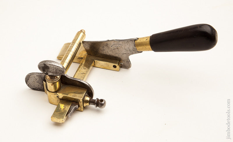 Fine MAYER FLAMERY Leather Plow with Ebony Handle 