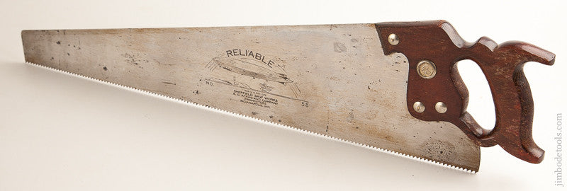 7 point 24 inch Crosscut ATKINS No. 58 RELIABLE Hand Saw 