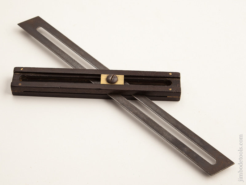 Unusual 12 inch Ebony Bevel 