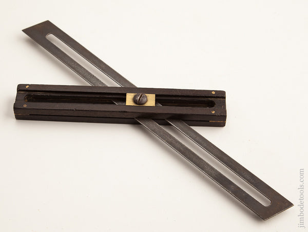 Unusual 12 inch Ebony Bevel 