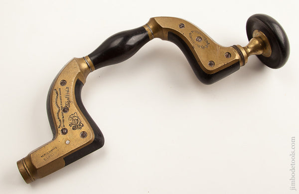 Extra Fine! Ebony and Brass Sheffield ULTIMATUM Brace by WILLIAM MARPLES