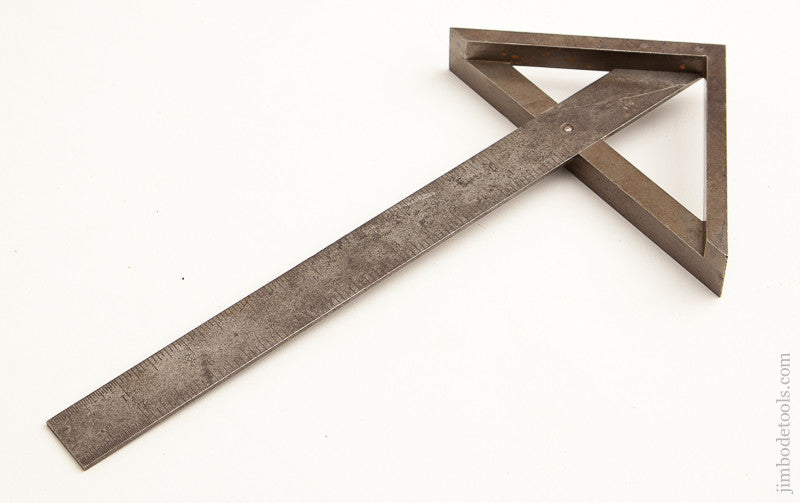 AMES July 6, 1852 Patent Eight inch Center Finding and Try Square 