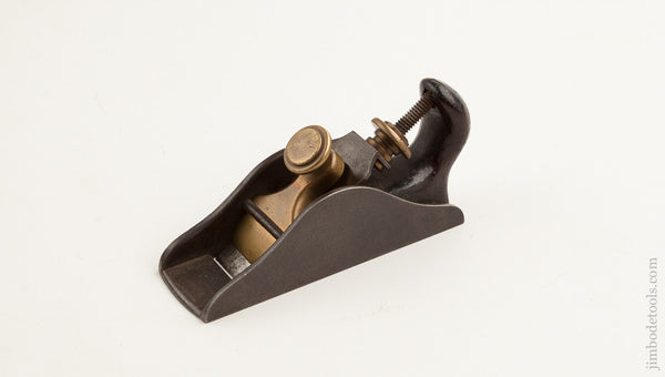 Unusual 4 3/16 inch Adjustable Block Plane with Rosewood Handle EXTRA FINE 