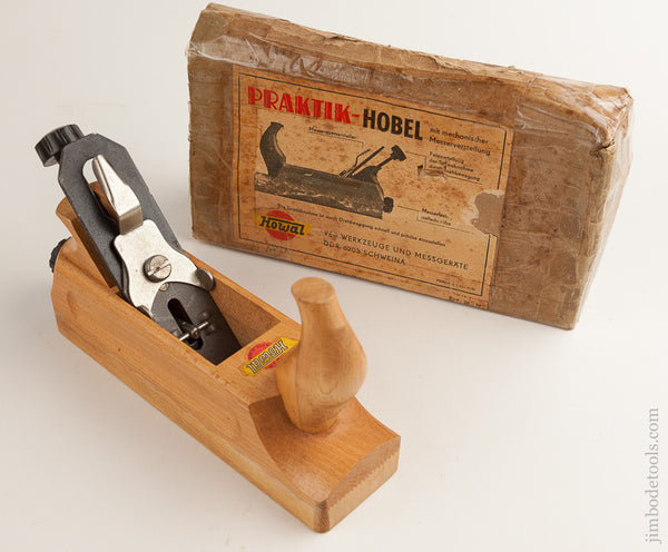 HOWAL PRAKTIK-HOBEL Smooth Plane with Decal MINT in Original Box 