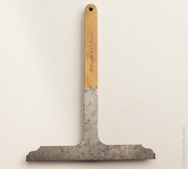 Signed 5 1/8 x 6 3/4 inch HOLTZAPFFEL Turning Square