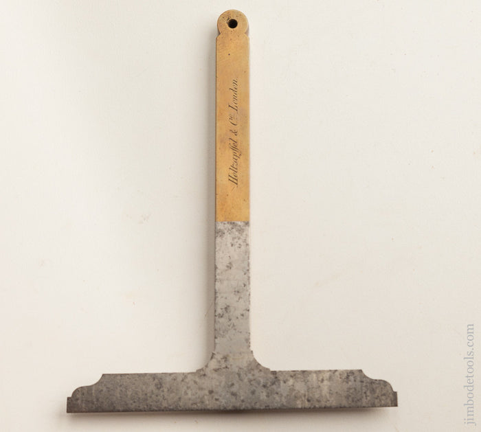 Signed 5 1/8 x 6 3/4 inch HOLTZAPFFEL Turning Square