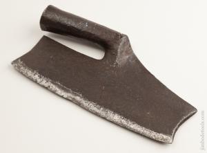 Early French Doloire Single Bevel Side Axe 