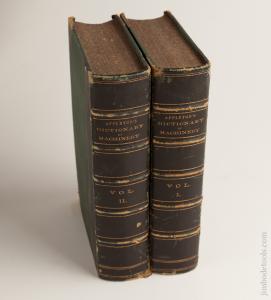 RARE Books: APPLETON'S DICTIONARY OF MACHINERY VOLUMES 1 & 2 
