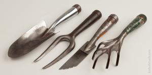 RARE Set of 4 STANLEY Garden Tools SWEETHEART 