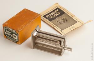 STANLEY No. 94 Butt Gauge in Original Box with Instructions