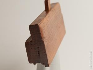 7/8 inch Astragal Molding Plane by J. VINALL CLEVELAND, OHIO circa 1845-53 GOOD+