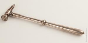 Beautiful 8 inch Silver Plated PHV& CO Barrister's Hammer 