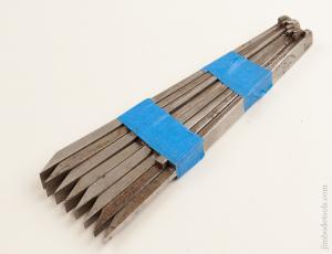 MINTY Set of 8 MATHIESON Graduated Plow Plane Irons