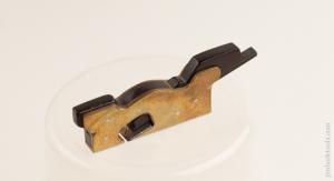 Miniature 2 1/4 x 3/8 inch Ebony and Brass Shoulder Plane