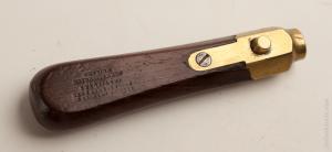 RARE 5 1/2 inch Rosewood and Brass JOHN BOOTH & SON PHILADA