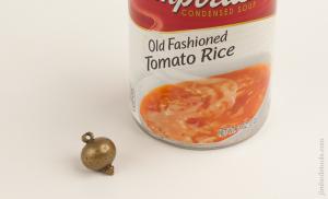 Tiny 7/8 x 5/8 inch Brass Plumb Bob