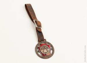 Rare DISSTON Enameled Watch Fob 