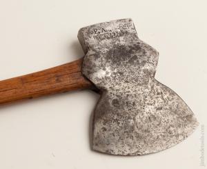 Fabulous Miniature 12 x 3 7/8 inch J.H. ADAMS Broad Axe   74907U