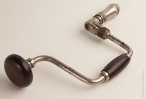 MILLERS FALLS Ten inch No. 32 Bit Brace with Rosewood Fittings   74851R