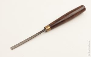 S.J. ADDIS7/16 x 9 3/4 inch No. 1 Sweep Rosewood Handled Carving Chisel