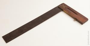 Rare Size! STANLEY No. 20 Rosewood and Brass 15 inch Try Square SWEETHEART     75645