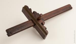 Fancy Rosewood 15 1/4 inch Double Beam Panel Gauge     75663U