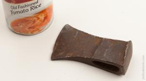 Early Miniature 4 x 2 1/2 inch Hand Forged Hatchet Head     75476R