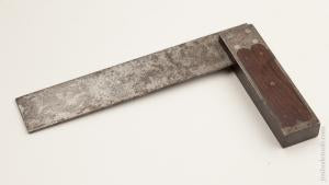 Rare! ST. JOHNSBURY Six inch Rosewood Try Square     75498R